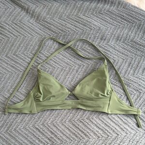 Target Olive Green Bikini Top